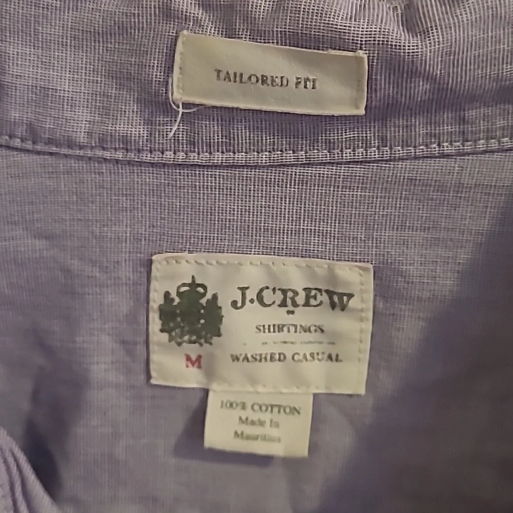 J. Crew Lavender Casual Button-Down Shirt